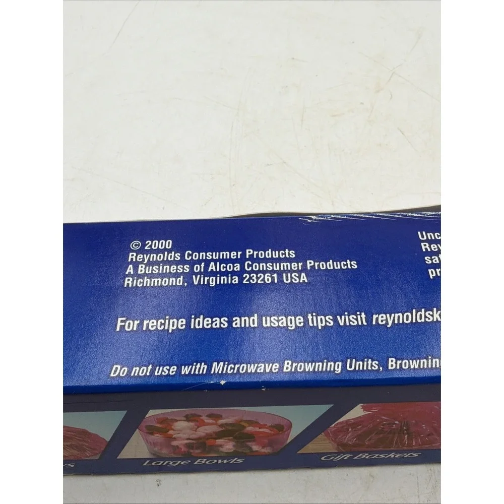 Y2K Vintage Reynolds Rose Extra Wide Plastic Wrap 75 Sq Feet(50'x18